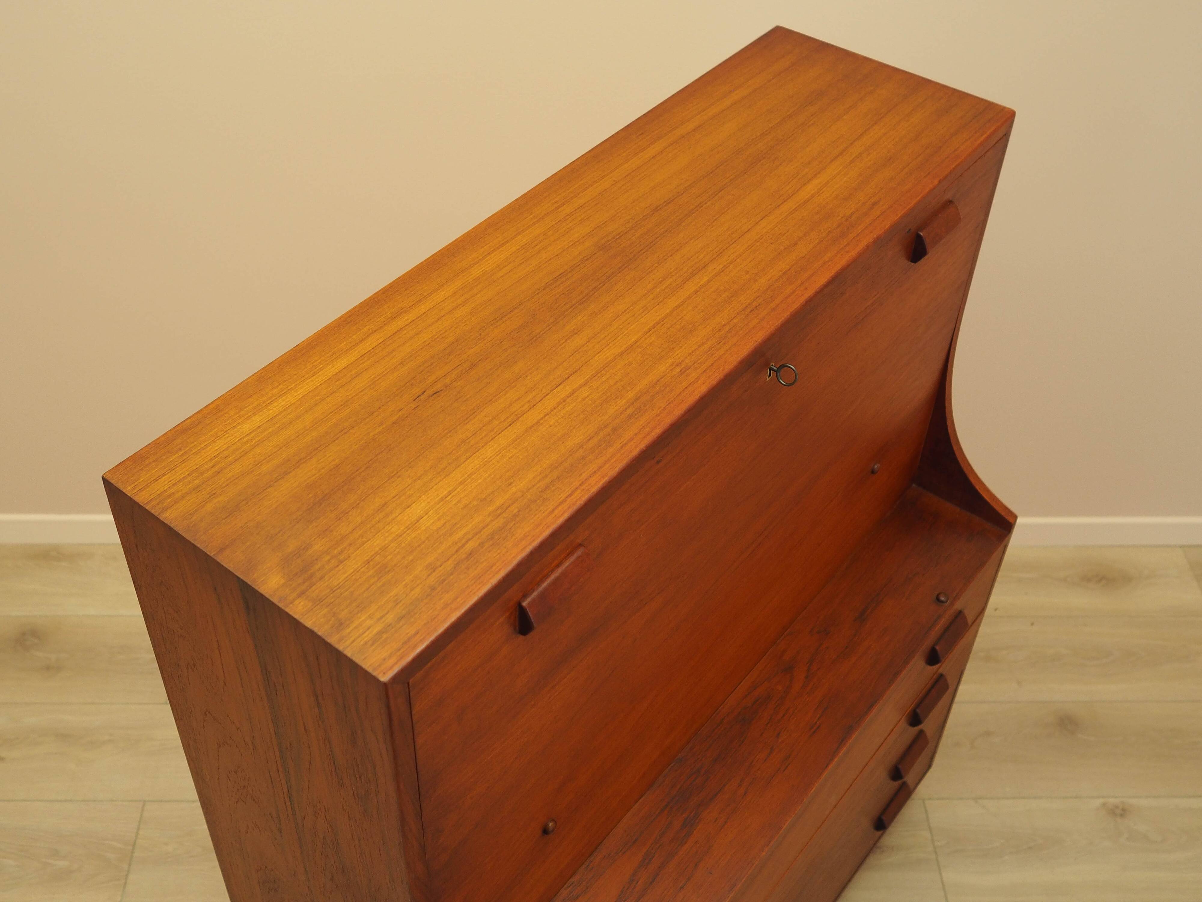 Secrétaire en teck, design danois, années 1960, designer : Børge Mogensen