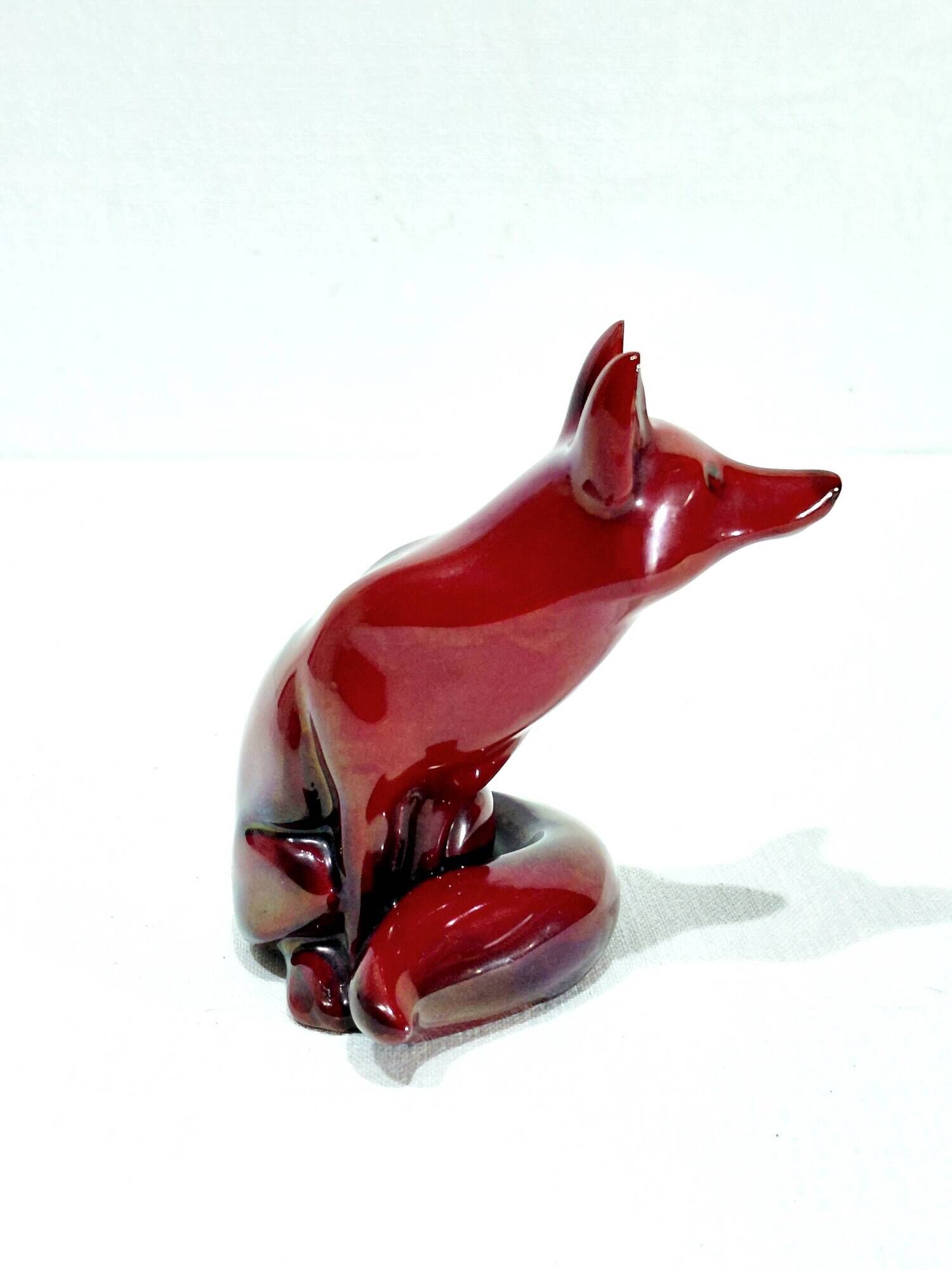 Royal Doulton Flambe - red fox