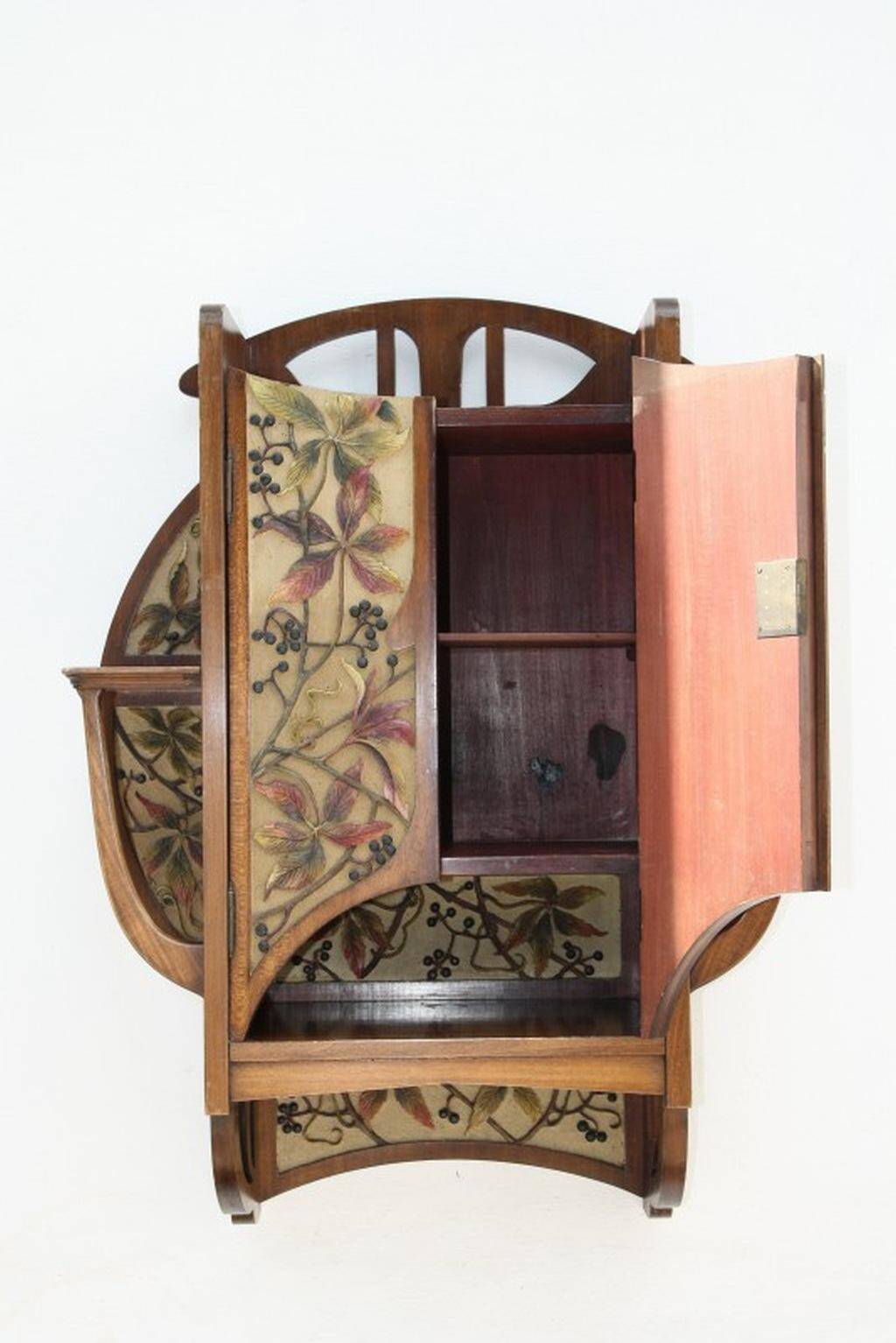 Art Nouveau wall cabinet