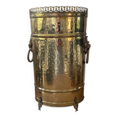 Antique brass umbrella stand