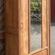 Pair of 2 identical Parisian wardrobes in raw oak.