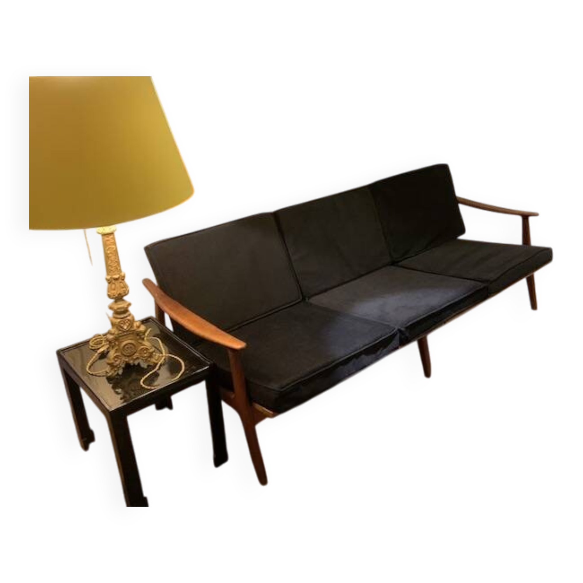Ensemble canapé et 2 fauteuils danois, 1960