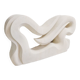 Vintage abstract art statue stone sculpture XL 'Wave'