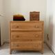 Commode vintage en bois brut