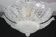 Procida, Murano Clear trasparent Vintage Glass Ceiling Light, 1970s