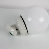 1960's Wall Lamp Porcelain and Glass, Czechoslovakia