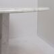 Round marble dining table, 1970 - Ø113cm