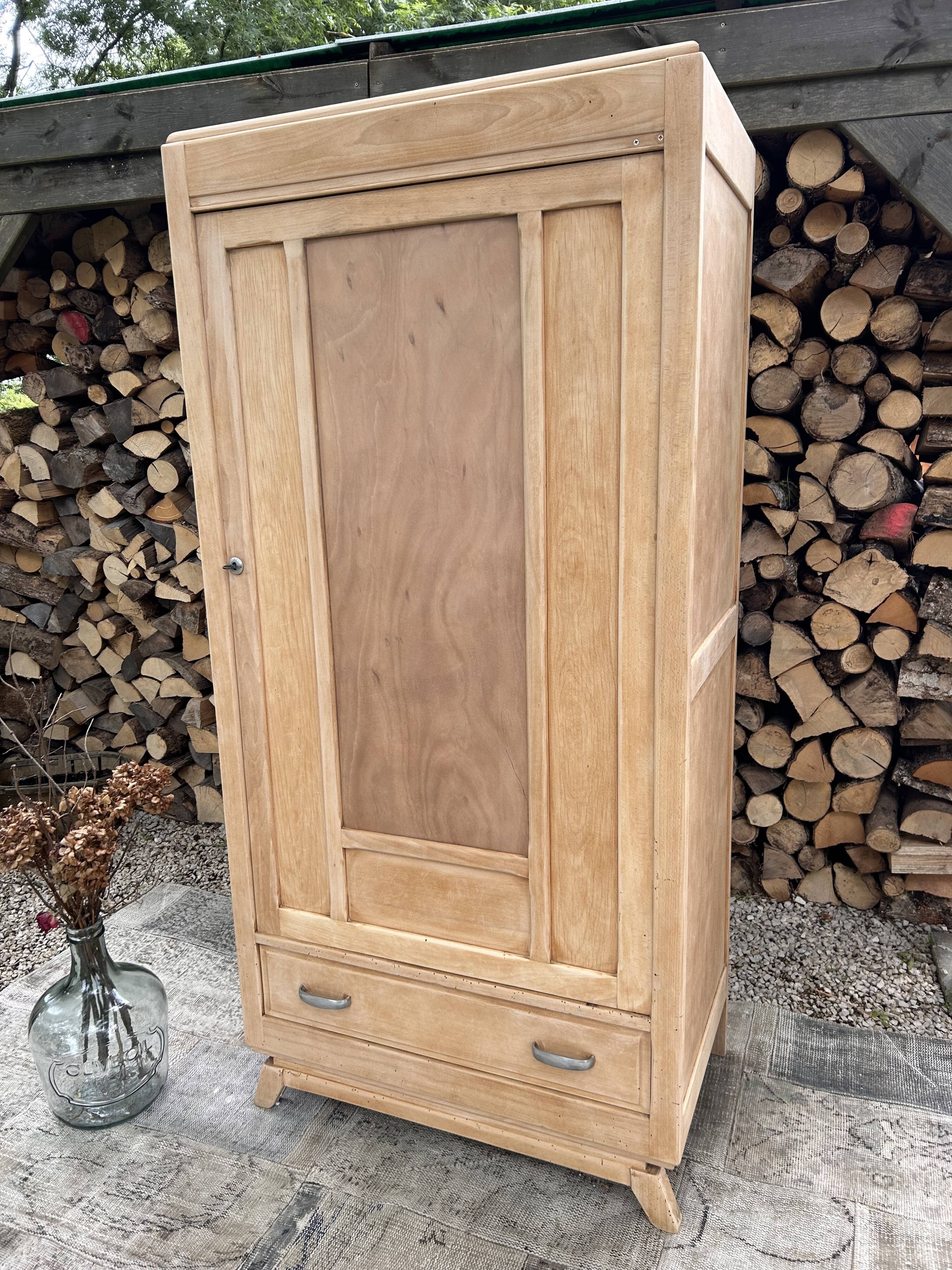 Renovated wooden wardrobe