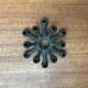 Brutalist Danish candle holder from the mid-century in cast iron by Jens H. Quistgaard.