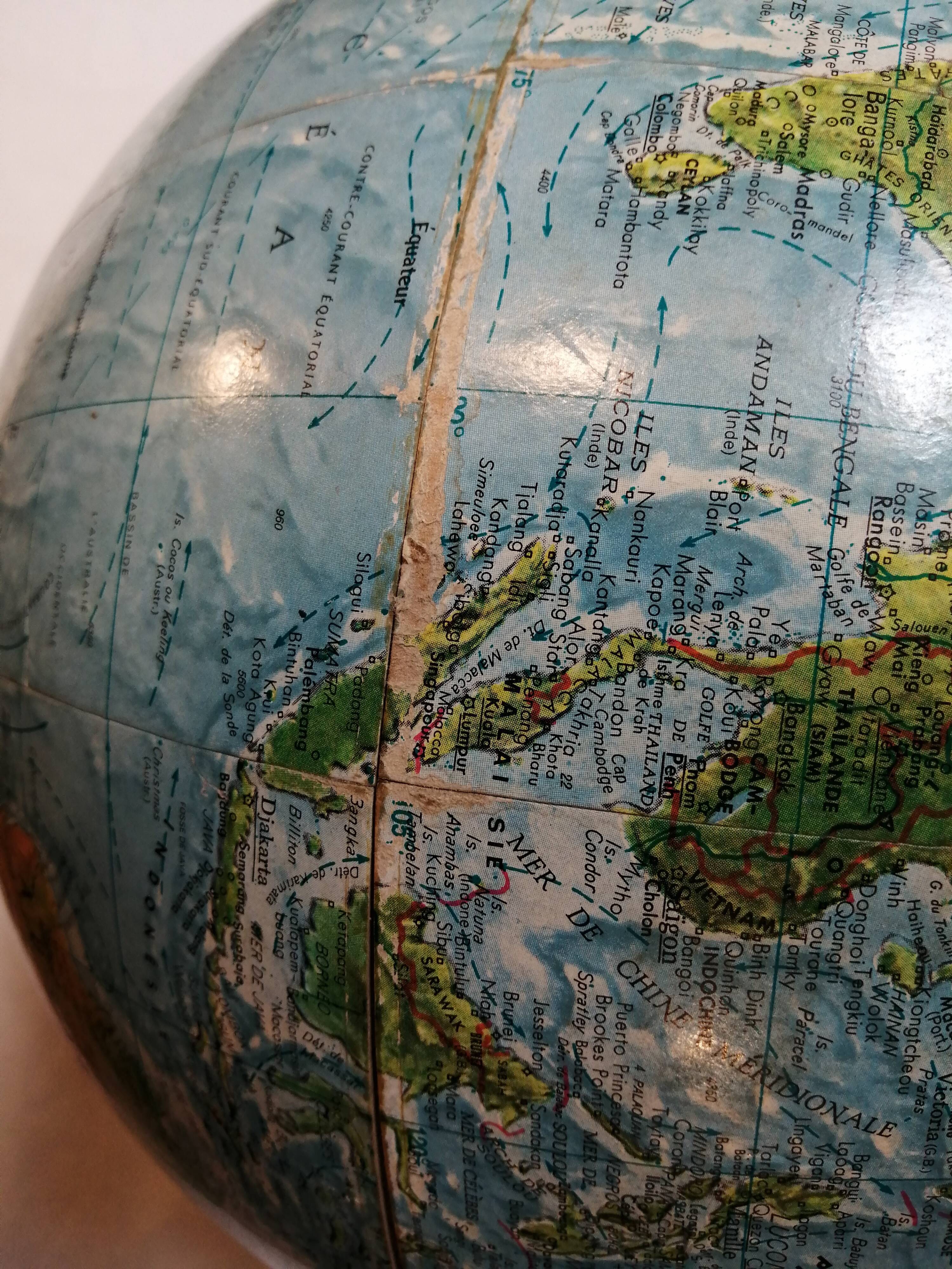 Vintage Scan-Globe