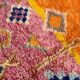New M'rirt Berber rug in pink and orange wool – 150 × 200 cm