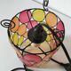 Bohemian mood lamp in Capiz shell and metal - Asian crafts