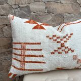 Moroccan floor cushion, decorative cushions, vintage Moroccan ottoman