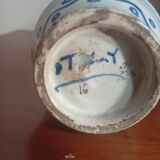 Old and signed pharmacy jar