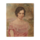 Late 19th-19th-signed Eleanor S. Wood