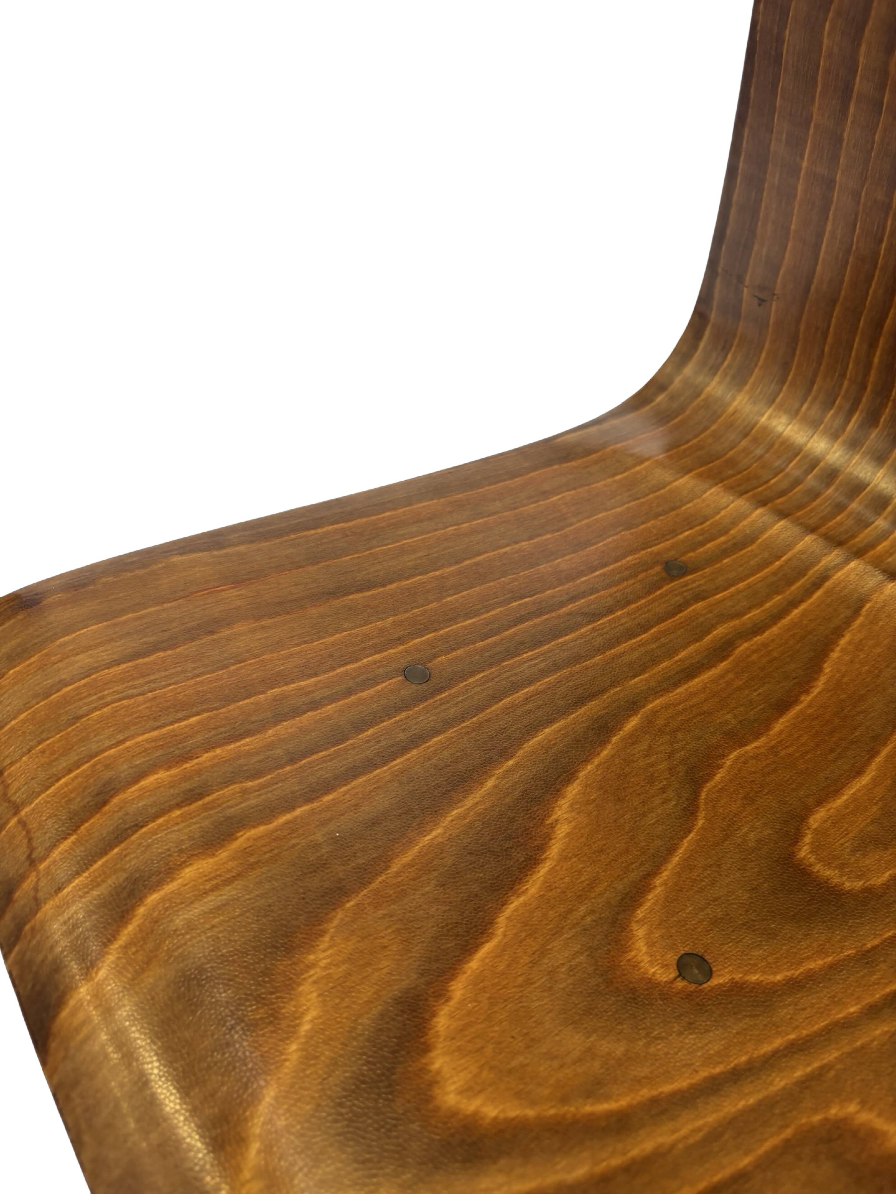 Vintage Galvanitas Pagholz school chair work chair dutch design