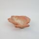 Plat poisson vintage en céramique de couleur terracotta