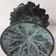 Pretty vintage bronze candle holder