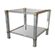 Vintage Brass and Chrome Coffee Table by Pierre Vandel, Paris, 1970s