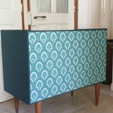 Blue vintage dresser