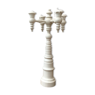 Wooden candlestick