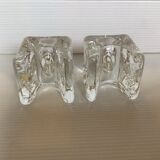 Pair of Juhava Finnish candlesticks