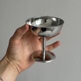 8 stainless steel metal footed bowls