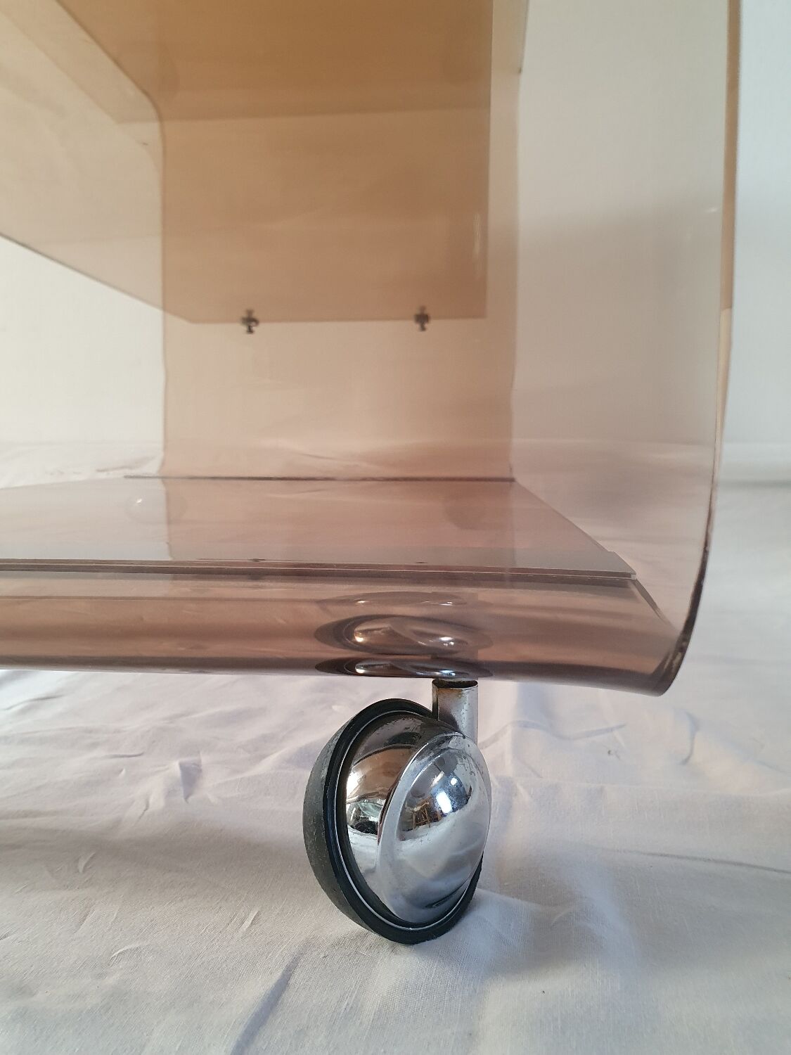 Smoked plexi furniture Michel Dumas