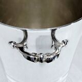 Silver metal white wine bucket