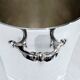Silver metal white wine bucket