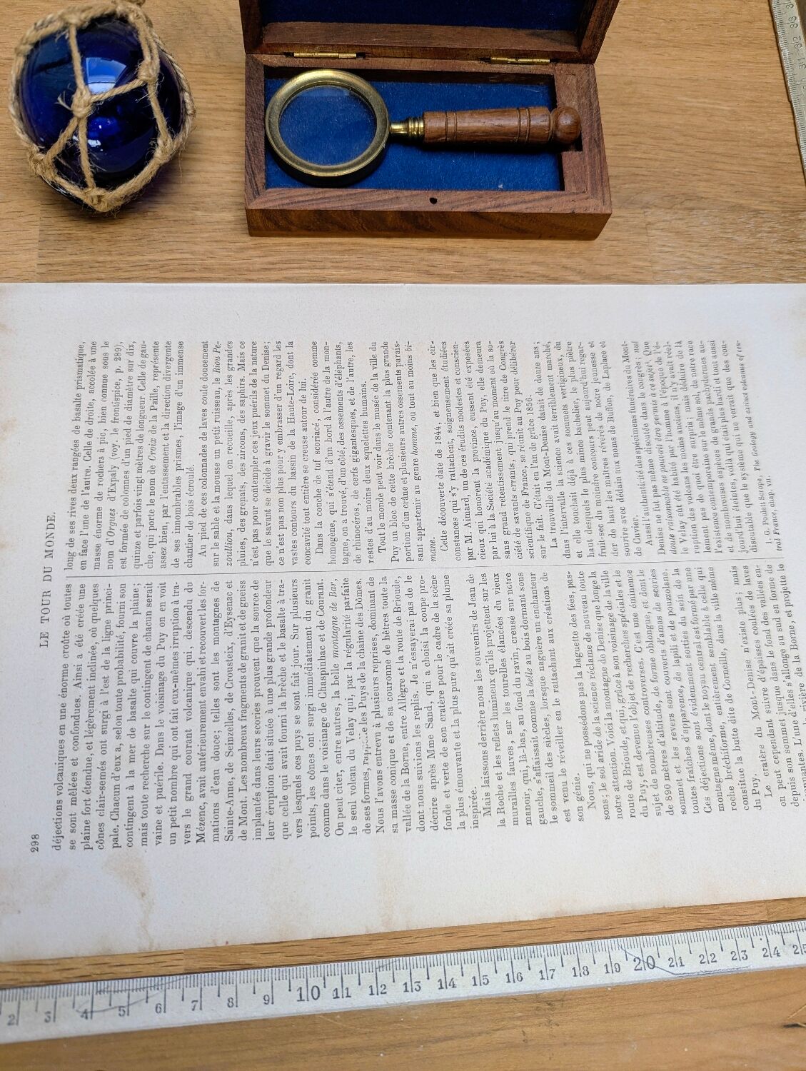 Le Puy-en-Velay, Haute-Loire. Printed illustration from 1866.