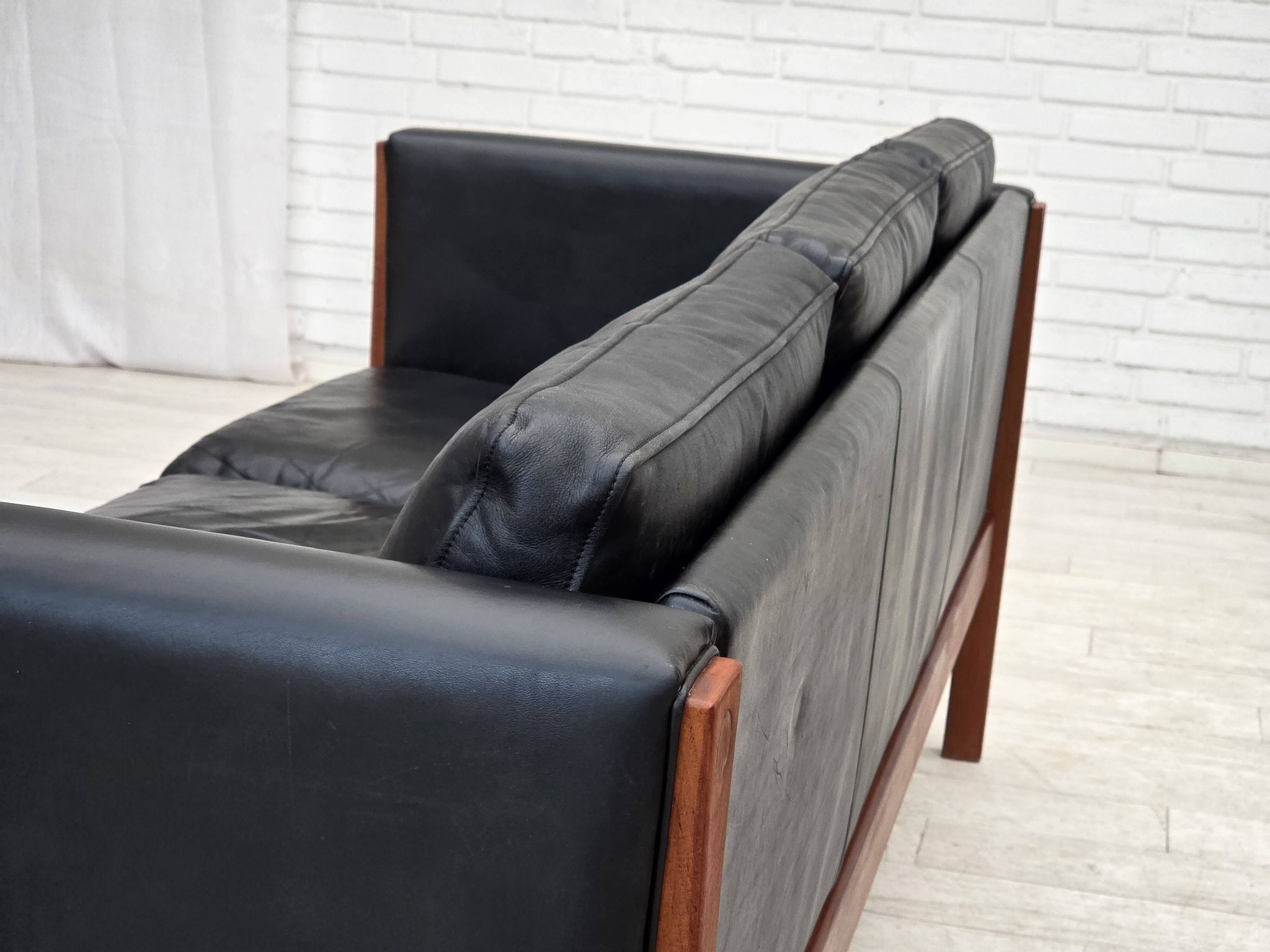 1960s, Danish design by H.J.Wegner, 3 seater sofa model CH 163.