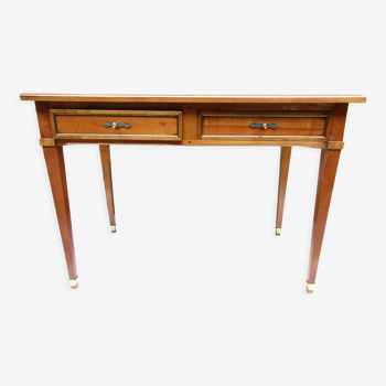 Directoire style office, patinated cherry wood 70s-80s