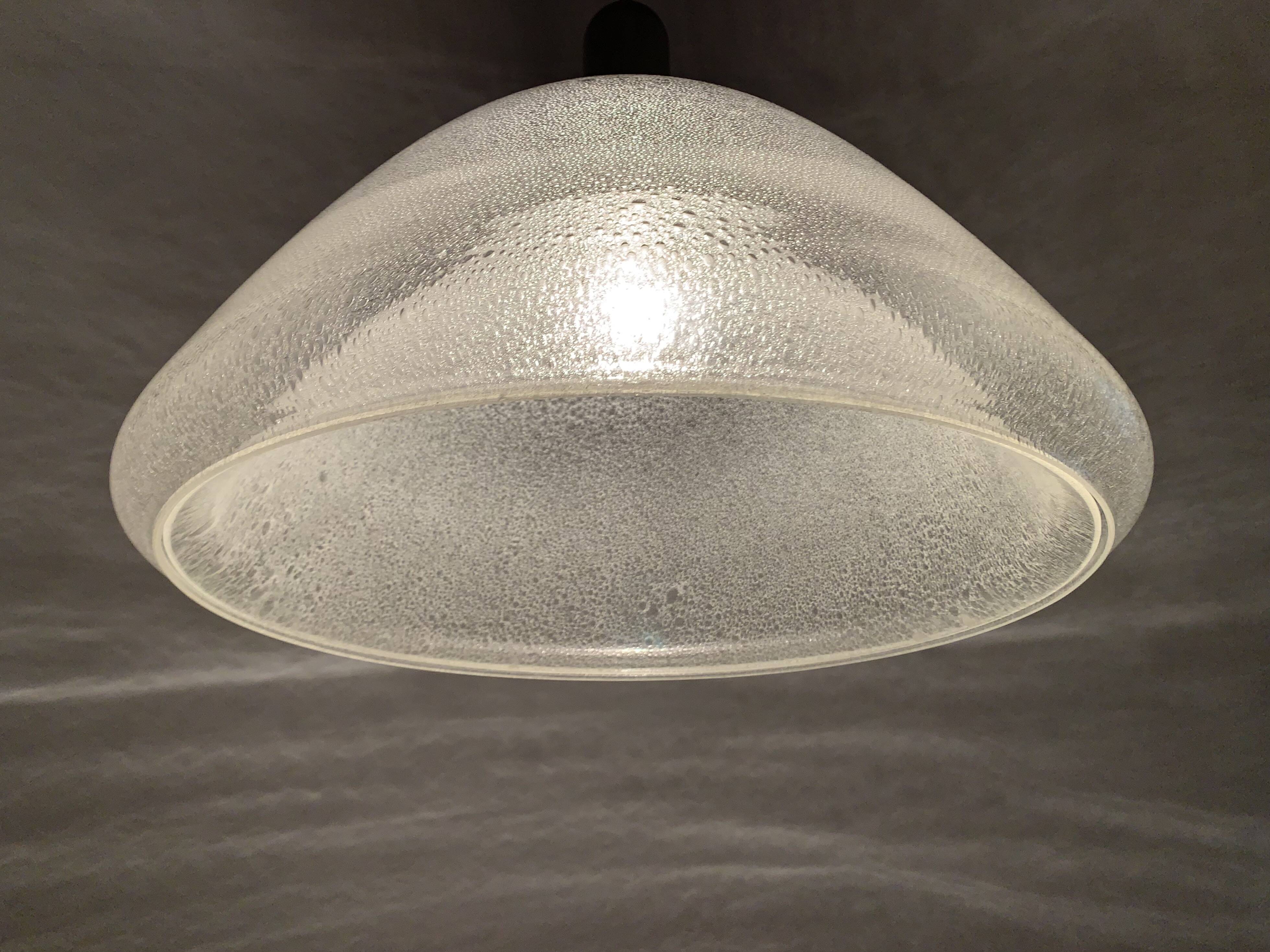 Peleguso glass lamp by Carlo Nason for Mazzega