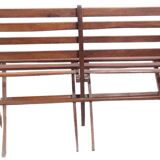 Banc pliant en teck birman