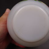 Set of 7 bowls in arcopal -flower décor - vintage around 1970