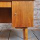 Mid-Century Modern Writing Desk in Walnut, Czech, 1950