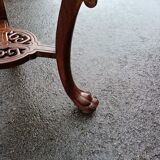 Old side table harness marble top