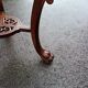 Sellette ancienne table d'appoint plateau marbre