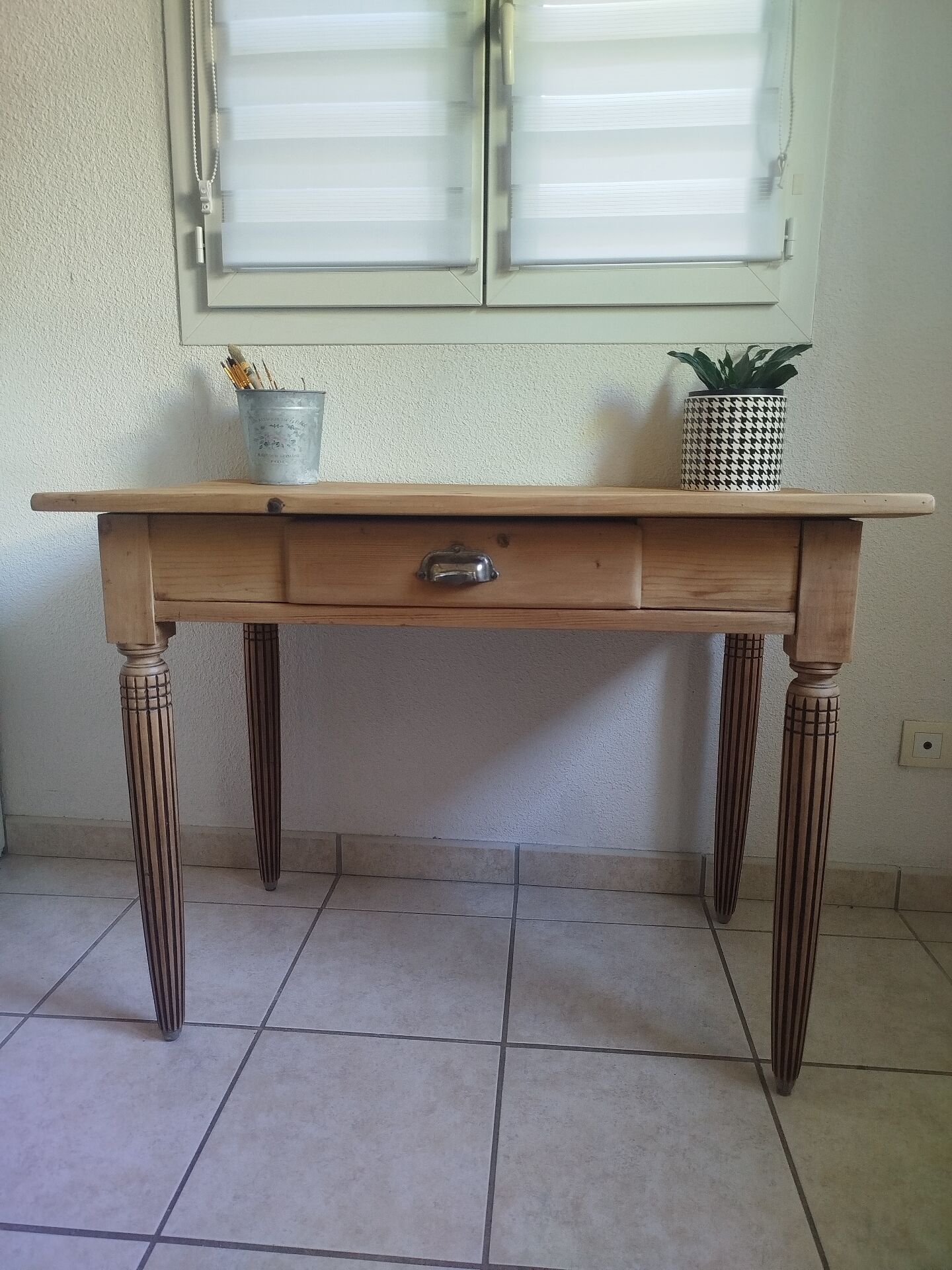Old table, farmhouse desk