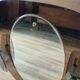Miroir de salle de bain vintage en acier