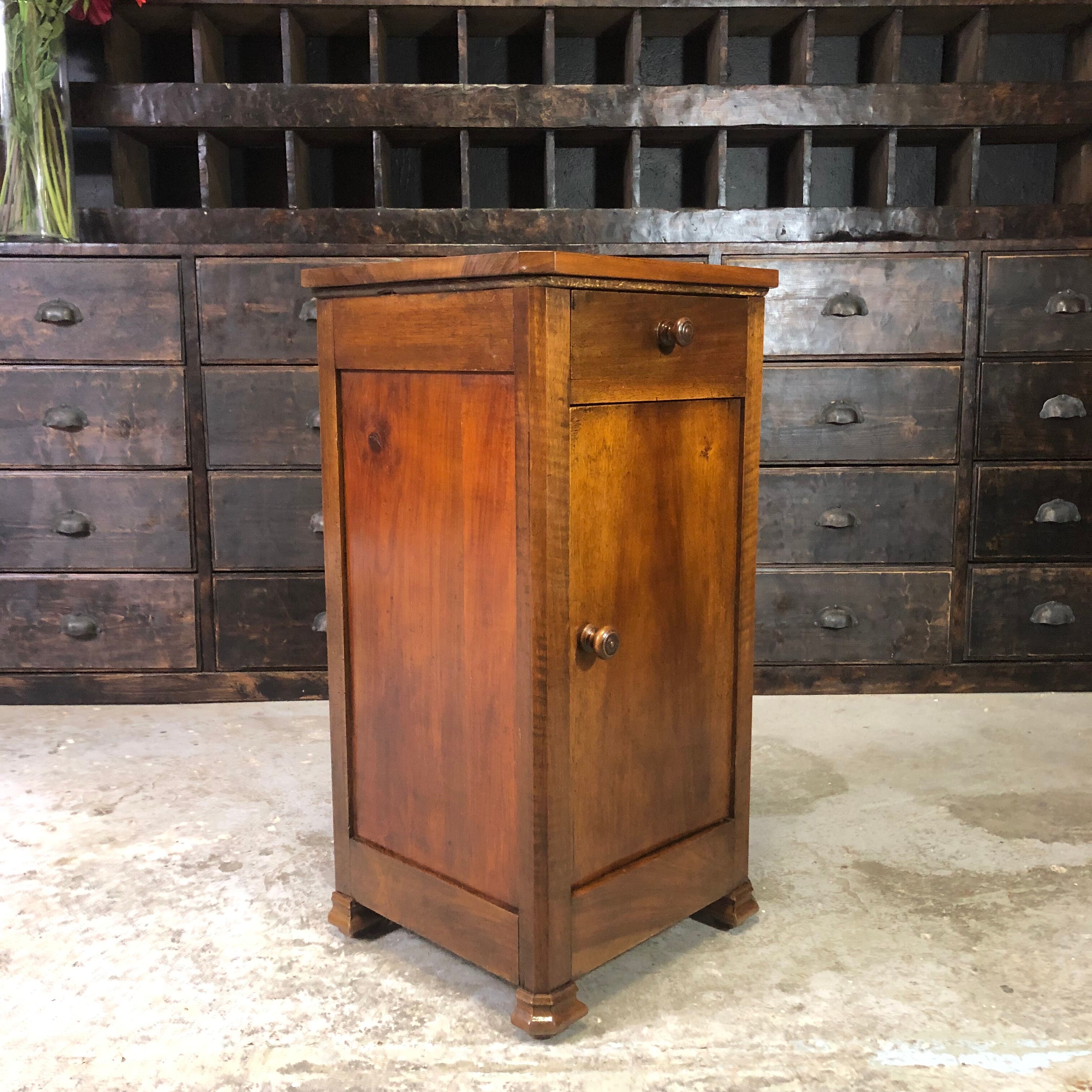 Louis Philippe wooden bedside table