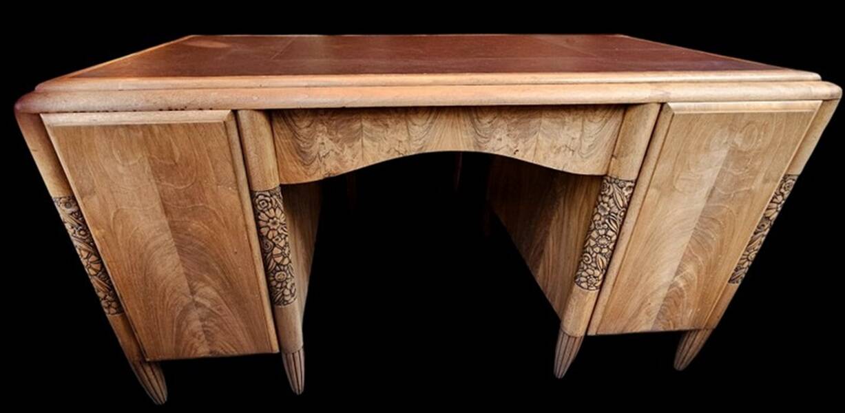 Desk, chair and bookshelf Art Deco period