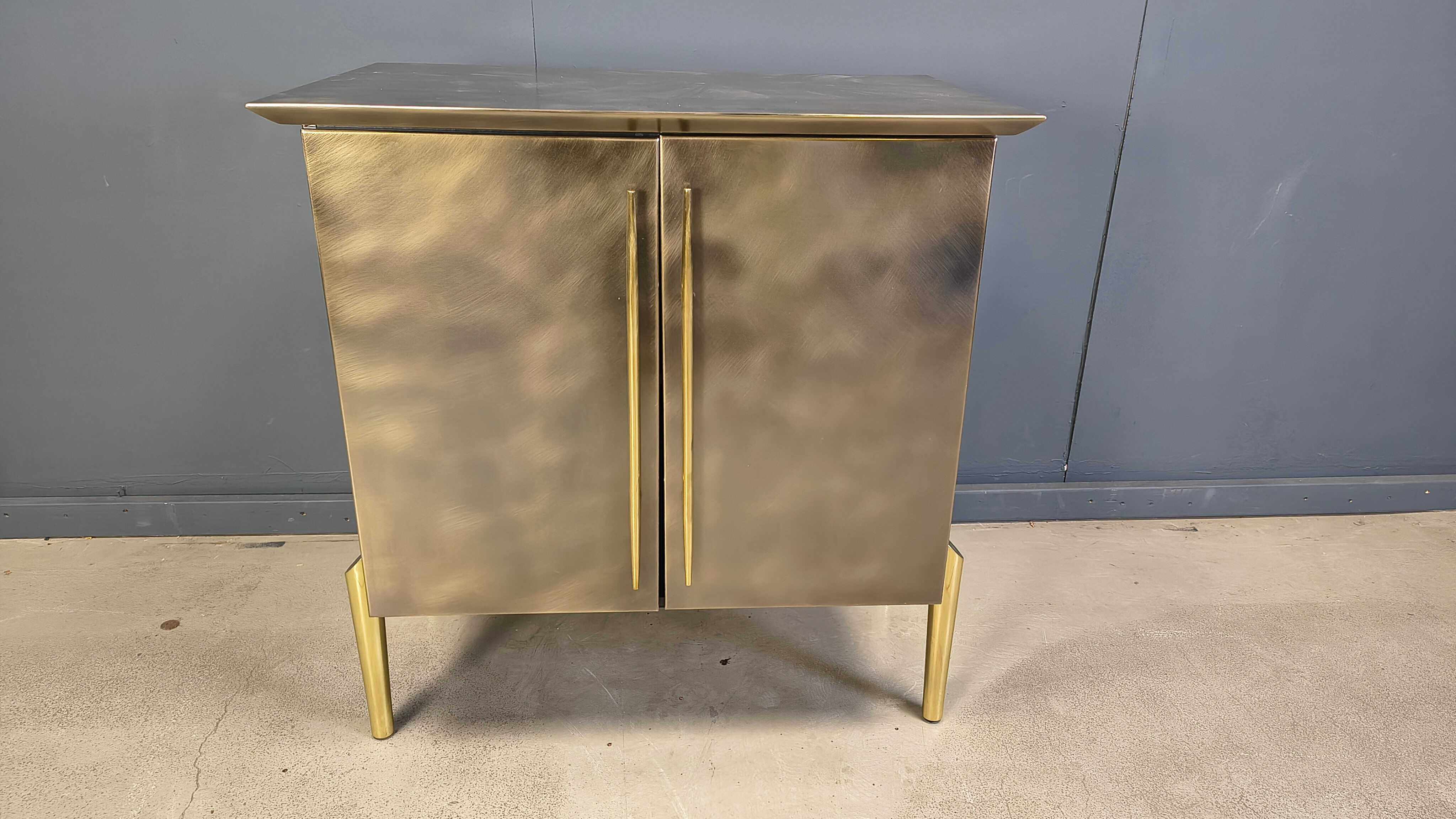 Post modern bar cabinet by Belgochrom, 1980s