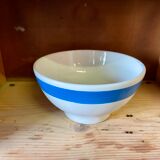 Old blue bowl