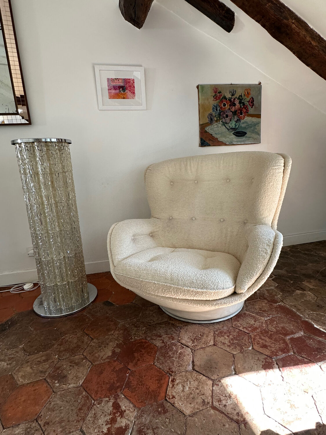 Vintage armchair Karate Michel Cadestin