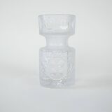 Glass vase, Scandinavian design, 1960s, manufactured in Denmark