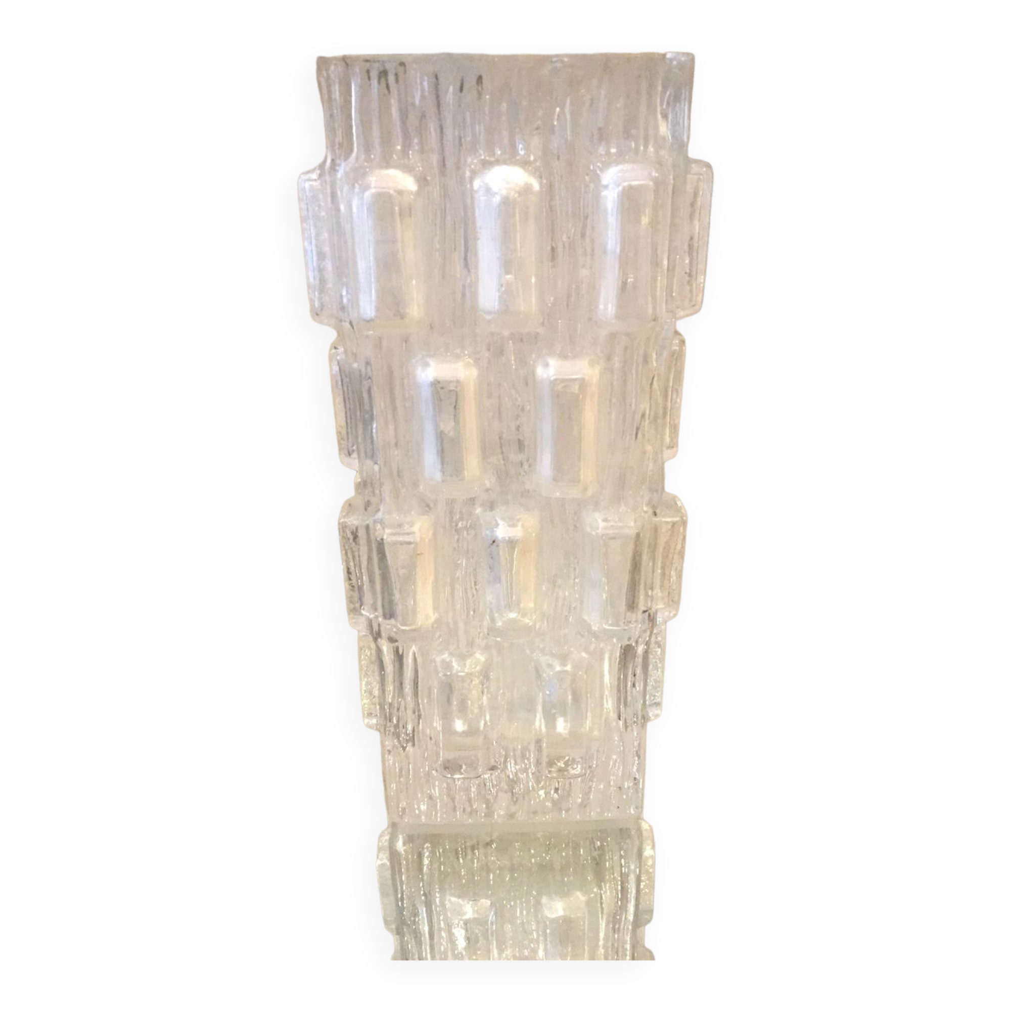 Vase art deco rectangle