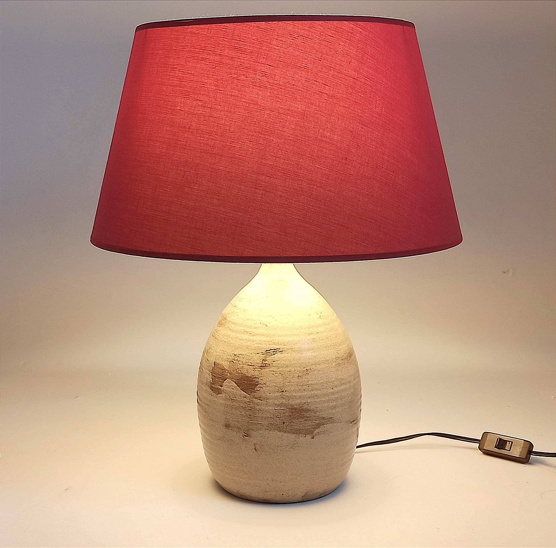 Daris ceramic lamp 1970s Height 51.5 cm