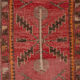 Set of 2 piece hand knotted oriental turkish area rugs 48 x 108 - 50 x 110 cm